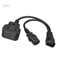 ราคา IEC60320 C14 To C13+UK Socket Splitter Power Cord For Server Rack 3x0 75mm²Wire (46110770423)