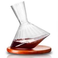 ราคา เหยือกใส่ไวน์ ใส่น้ำผลไม้ 1000ml.Decanter ขวดเหล้าคริสตัลไร้สารตะกั่ว เหยือกพักไวน์หมุนได้ (49700382870)