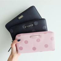 ราคา Kate spade newburry lane saffiano zip around wallet (293407887)