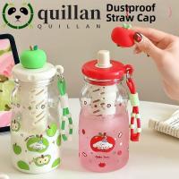 ราคา QUILLAN ขวดน้ําพลาสติก 600ML น่ารักการ์ตูนเด็กถ้วยฟางสไตล์เกาหลี Leakproof แบบพกพาฟรี BPA ขวดดื่มฤดูร้อน (53313240915)