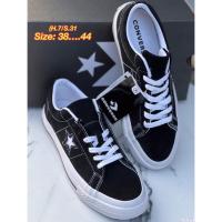 ราคา converse one star รองเท้าผ้าใบผูกเชือกพร้อมกล่อง (7152887716)