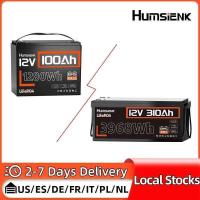 ราคา Humsienk แบตเตอรี่ 12V 100Ah 310Ah LiFePO4 พร้อม BMS 8000 รอบ เหมาะสำหรับมอเตอร์ลากจูง, เรือยอชท์, เ (53201257622)