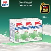 ราคา นมไทยเดนมาร์ค รสหวาน 180 มล. ยกแพค 6 กล่อง นมวัวแท้ 100% UHT นมโคแท้ (48910320711)