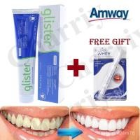 ราคา 2022 Original Amway Glister Multi-Action Fluoride Toothpaste Mint White Tea 200g+Dazzling Teeth Whitening Pen (43229457672)