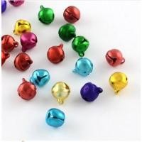 ราคา 100 อัน กระพรวนเม็ดเล็ก อลูมิเนียม ขนาด 9x8x7mm, รู 1.5mm คละสี (7316216593)