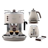 ราคา De'Longhi ชุด Icona Vintage เครื่อชงกาแฟ ECOV311.BG + กาต้มน้ำไฟฟ้า KBOV2001.BG + เครื่องปิ้งขนมปัง CTOV2103.BG (17982288452)