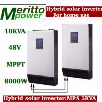 ราคา 10KVA Hybrid solar inverter 48V 230VAC 80A MPPT 8000w (5657529511)