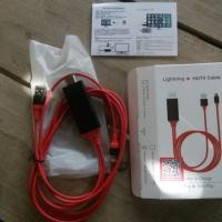 ราคา Lightning ▶HDMI cable สายเชื่อมต่อโทรศัพท์กับ ทีวี คอมพิวเตอร์ (3838207376)