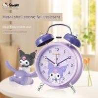 ราคา alarm clock นาฬิกาปลุก นาฬิกาปลุก Sanrio Kuromi Multi-Function Silent Night Light นาฬิกา Hello Kitty น่ารัก Melody เงียบ Luminous (45614374238)