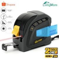ราคา DELTON 2-IN-1 ตลับเมตรเลเซอร์ ตลับเมตรเลเซอร์ดิจิตอล ตลับเมตร 5 เมตร / เลเซอร์วัดระยะ 40 เมตร เลเซอร์ รุ่น LMP-540 (11797952561)
