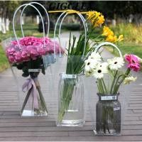 ราคา GIGLEX Flower Gift Packing Box, กระเป๋าใส่ช่อดอกไม้พลาสติกใส, พร้อมกระเป๋าหิ้วหูหิ้ว (48456712469)