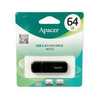 ราคา Apacer AH333 USB2.0 แฟลชไดร์ฟ 64GB สีดำ (Apacer AP64GAH333B-1) (25022120992)