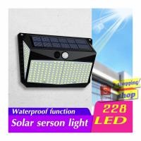 ราคา ไฟขาว Solar motion sensor light 228 LED 3 โหมด ขนาดใหญ่ ไฟออก4ทาง ไฟติดผนังโซล่าเซลล์พลังงานแสงอาทิตย์ เซ็นเซอร์ * (8439071589)