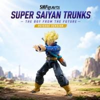 ราคา TAMASHII NATIONS S.H. Figuarts Dragon Ball Z Super Saiyan Trunks - The Boy from the Future - (Reissue) Approximately 140mm PVC & ABS Painted Action Figure (53712222929)
