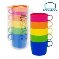 ราคา Lock&Lock Rainbow HPP514S5 ชุดถ้วย (24329623015)