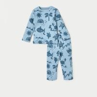 ราคา Babyshop Juniors All-Over Underwater Print T-Shirt And Pyjama Set (44665105797)