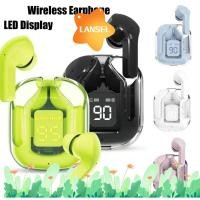 ราคา LANSEL หูฟัง, ไร้สายบลูทูธ 5.0 จอแสดงผล LED HQAi H4 Tws หูฟัง, แฟชั่นลดเสียงรบกวนพร้อมหูฟังไมโครโฟน (45364693677)