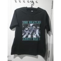 ราคา (Size XL) เสื้อยืดวงเดอะบีเทิลส์ The Beatles มือหนึ่ง สกรีนหน้าหลัง Unisex (51406686307)