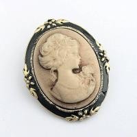 ราคา W-Lucky ผู้หญิง Vintage Cameo Elegant เข็มกลัด Pin โบราณงานแต่งงาน Charm Portrait เข็มกลัด Pin Nice (56012981979)