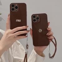 ราคา เคสไอโฟน15pormaxสายรัดข้อมือ เคสไอโฟน11เชือกเส้นเล็กสวยหรูดูแพงไฮโซน่ารักๆกันกระแทกแข็งกรอบโลหะขอบเหลี่ยมสำหรับ เคสApple iPhone 15 Pro max เคสไอโฟน8พลัส 13 เคสไอโฟน11 12 X เคสi11 14 promax SE2 8 XS ma