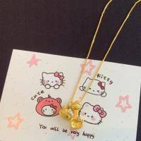ราคา [miaom] สร้อยคอจี้แมวคิตตี้ทองโซ่กระดูกไหปลาร้าสไตล์ใหม่ Hello Kitty หวานน่ารัก (52760113990)