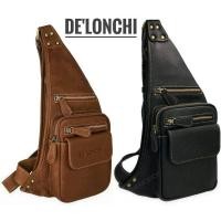 ราคา De’lonchi กระเป๋าสะพายเฉียงหนังแท้ พาดบ่าไหล่หน้าหลัง ทรงขวดน้ำ กป.พาดลำตัว ใส่โทรศัพท์มือถือ ไอโฟน หนังวัวแท้ผู้ชาย (24914255464)