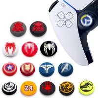 ราคา Thumb Stick Grip Caps 2PCS สําหรับ Sony Playstation5 PS5 PS4 PS3 PS2 XBOX ONE Controller จอยสติ๊กซิลิโคนนุ่ม Thumbstick สําหรับ Joycon PS5 PS4 อุปกรณ์เสริม (43659464183)