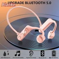 ราคา BLANKE หูฟังบลูทูธ,หูฟังไฮไฟ Bone Conduction หูฟังไร้สายชุดหูฟัง,แบบพกพากันน้ําพร้อมไมโครโฟน K69 หูฟังสปอร์ต (53164952489)