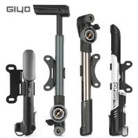 ราคา GIYO 120PSI ขี่จักรยานมือปั๊มลมมินิแบบพกพาจักรยานปั๊มยาง Inflator Schrader Presta วาล์ว MTB ปั๊มอุปกรณ์จักรยาน (49311502193)
