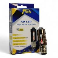 ราคา MERAH T19 LED ด้านหน้าโคมไฟรถจักรยานยนต์ Tokai H6 LS3 เลเซอร์ LED สีขาวสีเหลืองสีฟ้าสีแดง (52202945623)