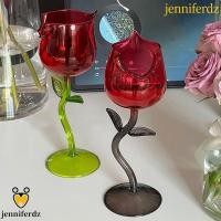 ราคา JENNIFERDZ แก้วกุหลาบ, กุณโฑกุหลาบขอบถ้วยม้วนสีตัดกัน, แก้วทองอ่อน งานฝีมือศิลปะถ้วยสีแดงฝรั่งเศส (57865541446)