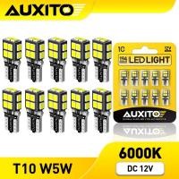 ราคา AUXITO 2/10PCS T10 W5W หลอดไฟ LED 2835 SMD 194 168 Canbus DC 12V (24627124393)