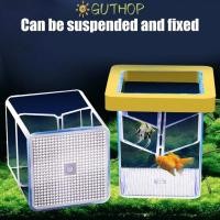 ราคา GUTHOP กล่องเพาะพันธุ์ปลา,อะคริลิคลอยที่ถอดออกได้ Square Aquarium Breeder Feeder, Aquarium Breeder ปลาโปร่งใส Hatchery Incubator Breeder กล่องถังปลา (48214722528)