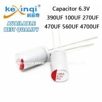 ราคา (10 ชิ้น) 6.3V DIP Solid Electrolytic Capacitor 390UF 100UF 270UF 470UF 560UF 4700UF (46313379655)