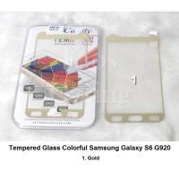ราคา Samsung Galaxy S6 G920 - กระจกนิรภัย/กระจกกันรอย ฟิล์มกันรอยหน้าจอสีสันสดใส (9321955280)