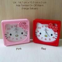 ราคา นาฬิกาปลุกหน้าเหลี่ยม Hello Kitty (9922359818)