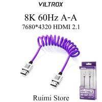 ราคา Viltrox 8K/60Hz สายสปริงความละเอียดสูง AA 48Gbps 7680*4320 Director Monitor จอแสดงผลทีวี Set-Top Box โปรเจคเตอร์คอมพิวเตอร์โน้ตบุ๊คการเชื่อมต่อข้อมูล (28588751143)