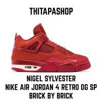 ราคา NIGEL SYLVESTER X NIKE AIR JORDAN 4 RETRO OG SP BRICK BY BRICK (26030464929)