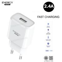 ราคา หัวชาร์จ Energy Adapter 2.4A ของแท้ Original USB 1 ช่อง ชาร์จเสถียร พร้อมส่ง (28454533016)