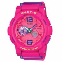 ราคา Casio Baby-G นาฬิกาข้อมือ สีชมพู สายเรซิ่น รุ่น BGA-180-4B3 (261370345)
