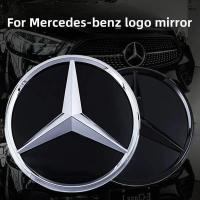 ราคา 20.5 ซม. 3D โลโก้ ABS ด้านหน้ากระจังหน้าโลโก้ดาวป้ายกระจกด้านล่างสําหรับ Mercedes-Benz W253 VITO V260L GLE/GLC/GLS/V-class 2020-21auto ชิ้นส่วนตกแต่งรถ (45014959095)