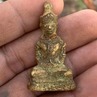 ราคา พระงั่งเขมรตาโปนทรงเครื่อง เนื้อสัมฤทธิ์ เครื่องราง (51657234948)