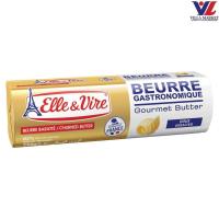 ราคา [สินค้าส่งด่วน] [0217] Elle&Vire Unsalted Butter Roll 250 G เอลเล่ แอนด์ วีร์ เนยจืดแบบม้วน 250 กรัม (45213675743)