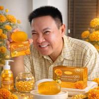 ราคา สบู่ดาวเรือง Mr.Rong Marigold Soap Q10 สบู่ล้างหน้าแมริโกลด์ สบู่ล้างหน้า สูตรลุงรงค์ ดอกดาวเรือง (47156775996)