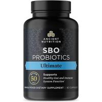 ราคา โปรไบโอติกโภชนาการโบราณ, SBO Probiotics Ultimate 50 Billion CFUs*/Serving, Digestive and Immune Support, ปราศจากกลูเตน, สุดยอดอาหารผสมโบราณ, 60 แคปซูล (49415490829)