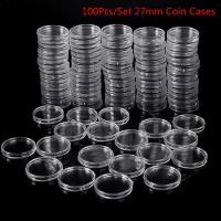 ราคา COD กล่องใส่เหรียญ27มม. จำนวน100ชิ้นกล่องใส่เหรียญกล่องโชว์แบบกลมใหม่ (47411729024)