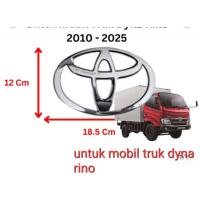 ราคา ตราสัญลักษณ์โลโก้ Toyota Dyna Rino/Toyota สําหรับสัญลักษณ์โลโก้โครเมียม Rino/สัญลักษณ์ Dyna saurus ขนาด 18.5 ซม./สัญลักษณ์ Toyota 18.5 ซม./สัญลักษณ์ Rino (41832017829)