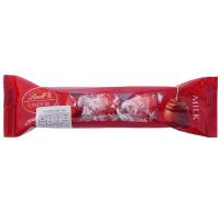 ราคา ลินด์ลินเดอร์ช็อกโกแลตนมสอดไส้ทรัฟเฟิล 37ก Lindt Lindor Milk Chocolate Trio Flow Pack 37g. [บาร์โค้ด 8003340801216] (57615417436)