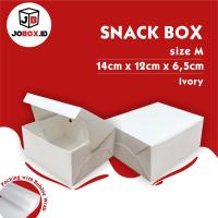 ราคา กล่องสแน็คงาช้าง 14x12x6.5 / Snack Box M / Market Snacks / Snack Cardboard / Snack Box / Cake Box / Snack Box / Catering Box 14 x12 x 6.5 cm (46165603196)