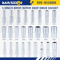 ราคา Masdsi 1/2 "นิ้ว CR-Vลึกยาวซ็อกเก็ต6จุดสําหรับประแจวงล้อแรงบิดผลกระทบไดร์เวอร์ Spanner,สูงสุด32มม.1/2 "ลึกซ็อกเก็ตสําหรับรถบรรทุก,Scenariosที่มีแรงบิดสูงRequire (40456351303)